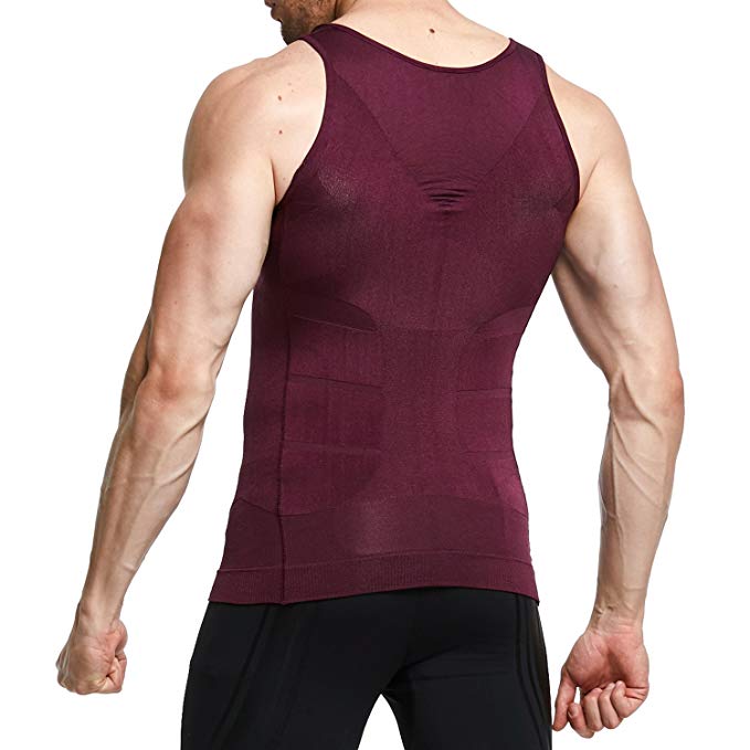 Buy Mens Slimming Body Shaper Vest Shirt Abs Abdomen Slim Online at  desertcartSeychelles