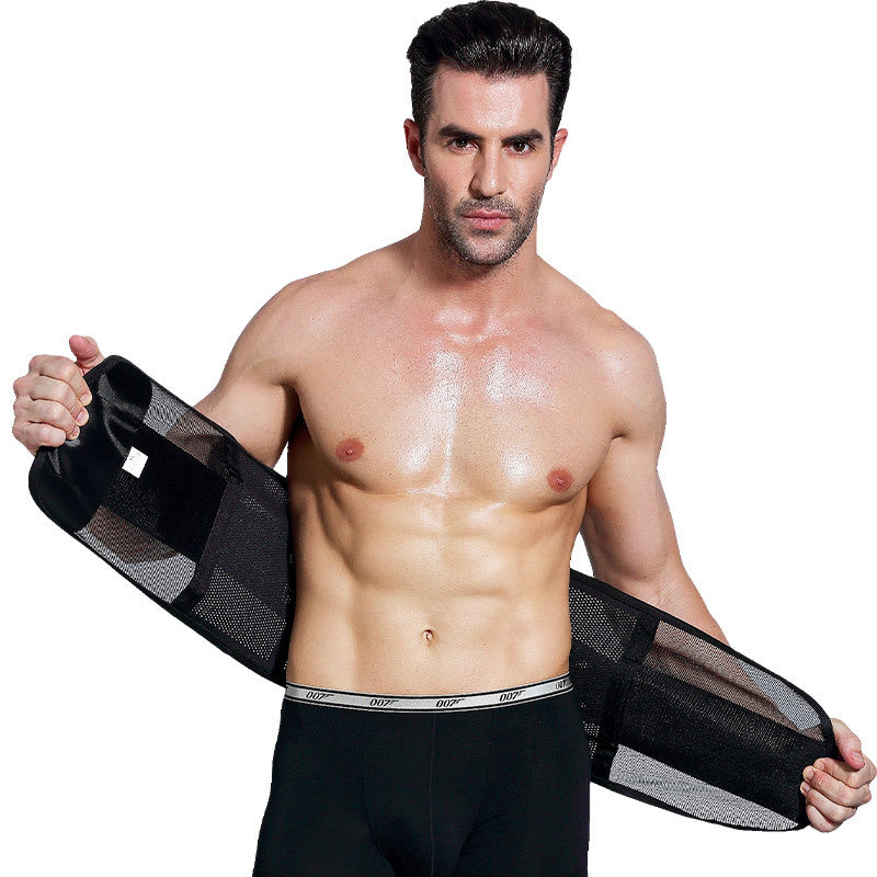 MANIFIQUE Waist Trainer Men Back Support Belt Breathable Mesh Design  Slimming Body Shaper Workout Cincher Shapewear Corset - AliExpress